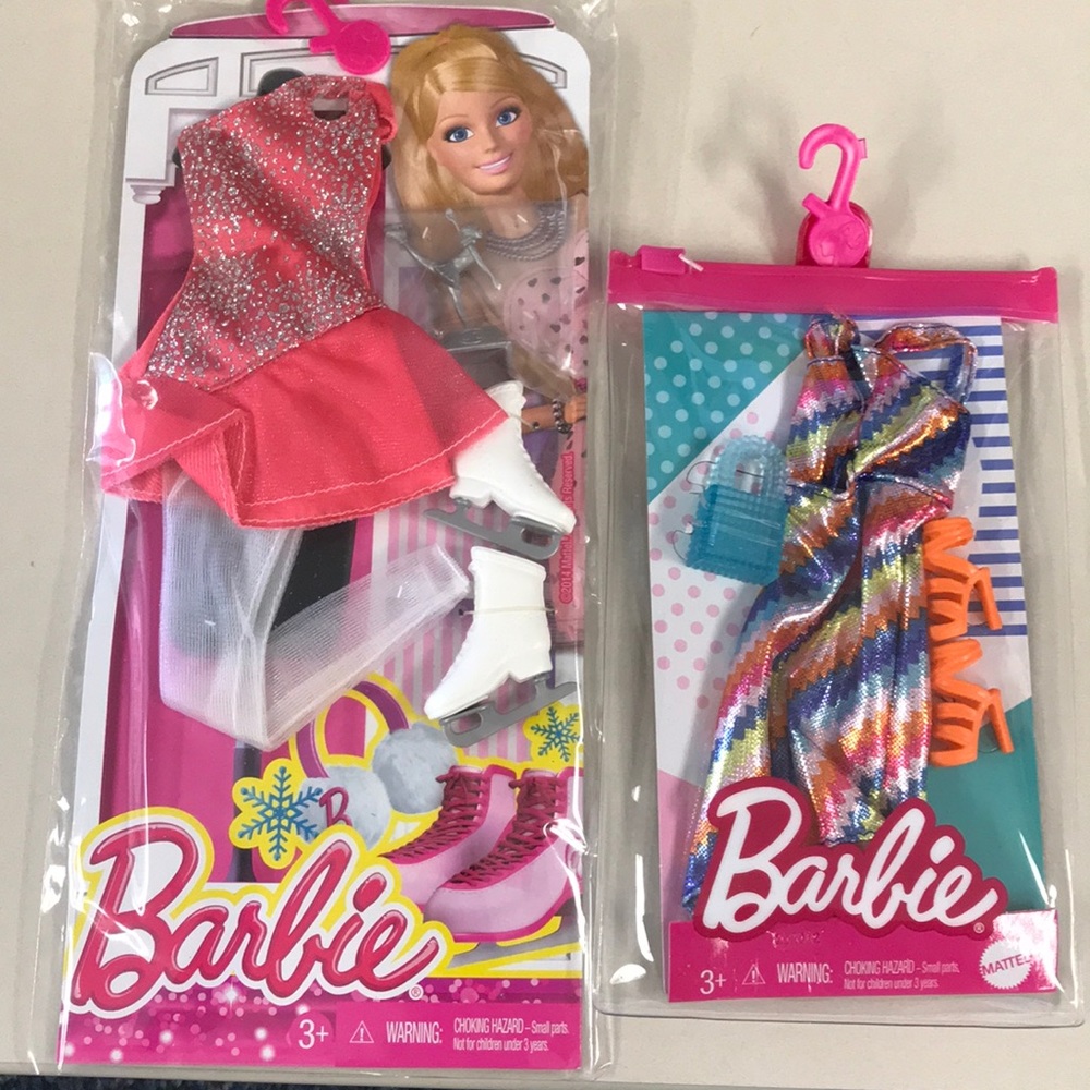 Bundle of 2 New in box Barbie fashion packs